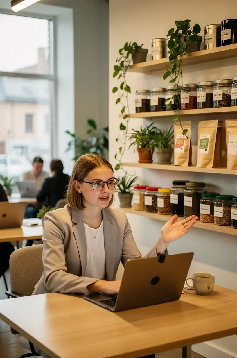 Užrašų knygutė su ranka rašytomis pastabomis apie arbatos gėrimo įpročius ir kasdienės hidratacijos strategijas.